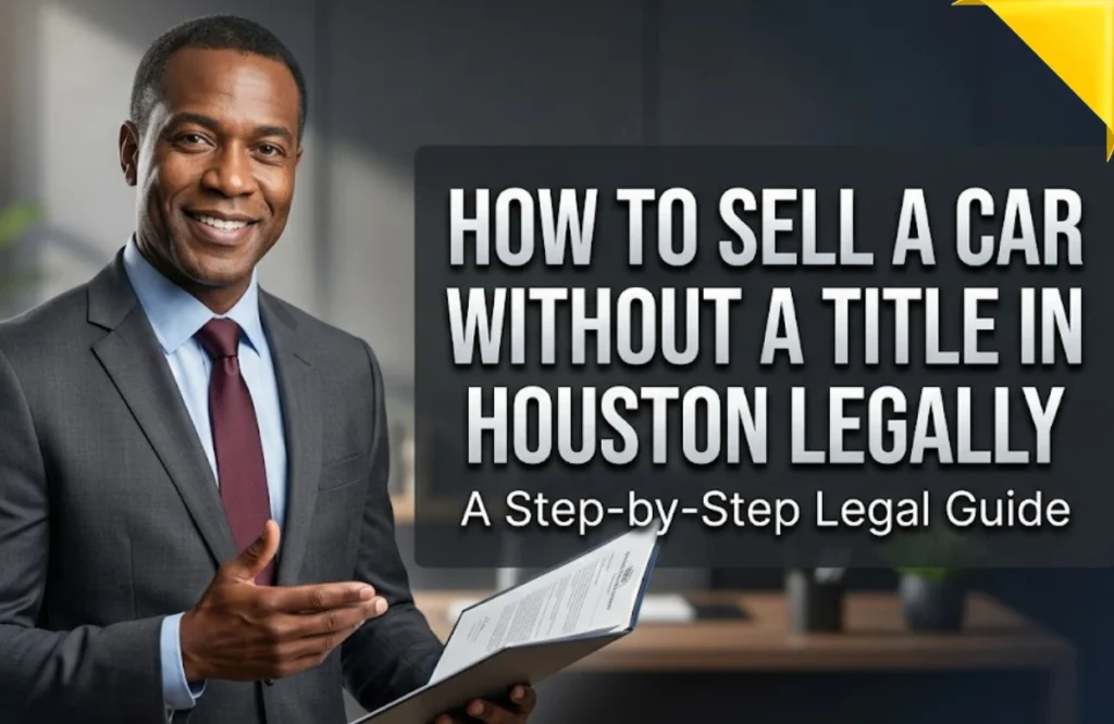 How to Sell a Car Without a Title in Houston Legally