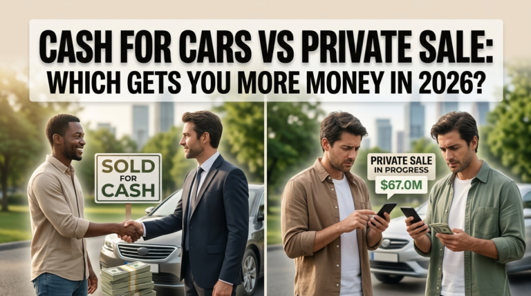 Cash for Cars vs Private Sale Which Gets You More Money in 2026?