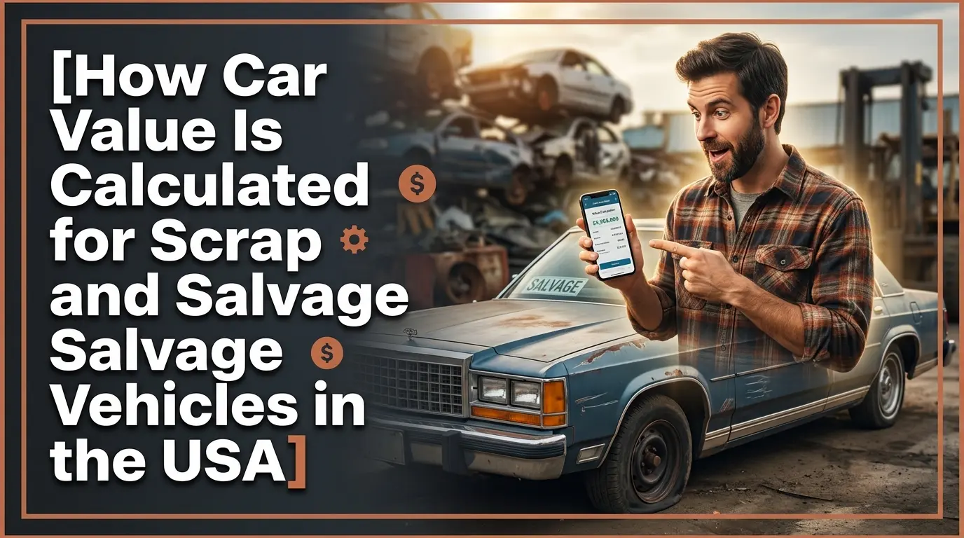 How Car Value Is Calculated for Scrap and Salvage Vehicles in the USA