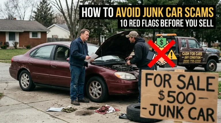 How to Avoid Junk Car Scams: 10 Red Flags Before You Sell