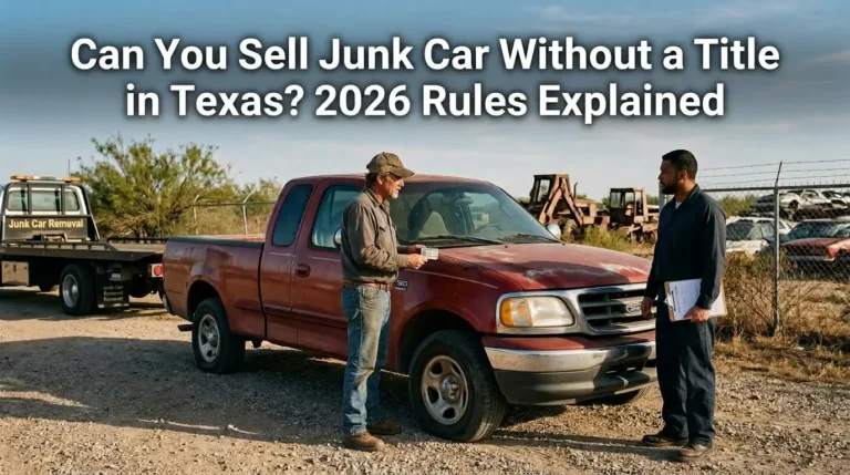 Can You Sell Junk Car Without a Title in Texas? 2026 Rules Explained